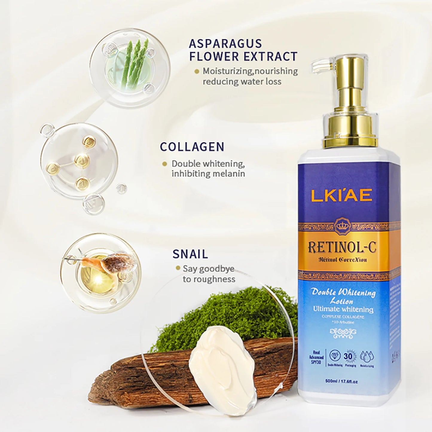 Retinol Collagen Whitening Body Lotion