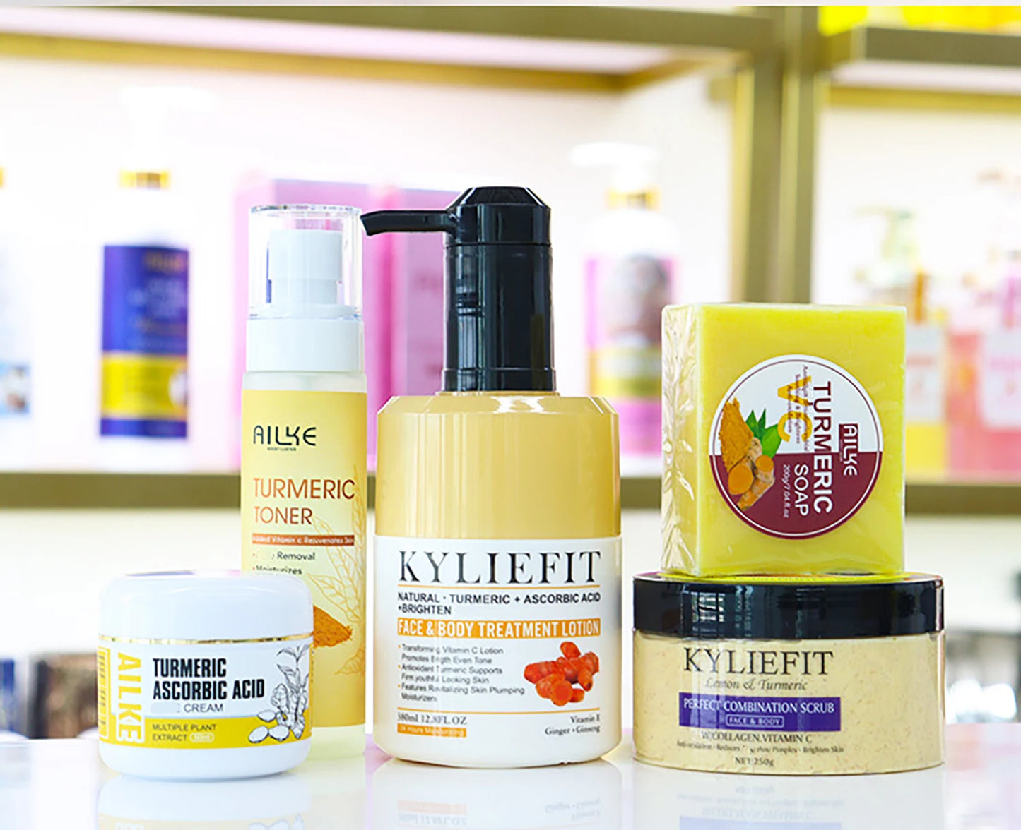Turmeric Brightening Skin Care Set