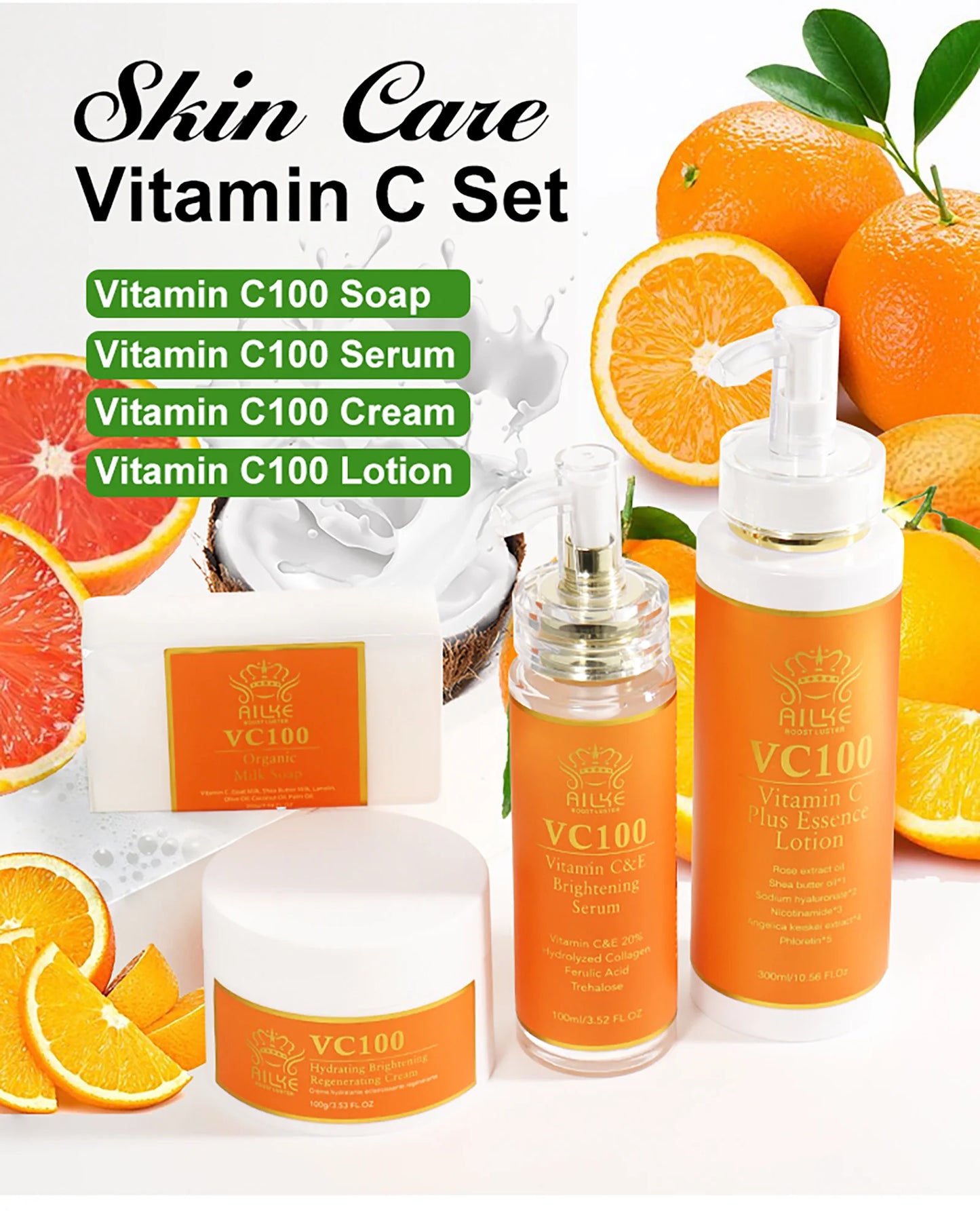 Vitamin C Collagen Whitening Set