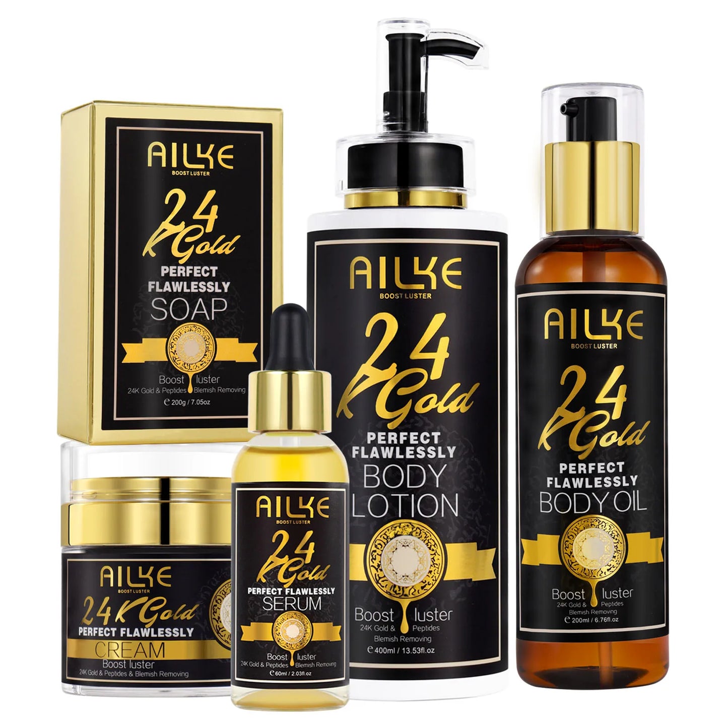 24K Gold Brightening Skin Care Set