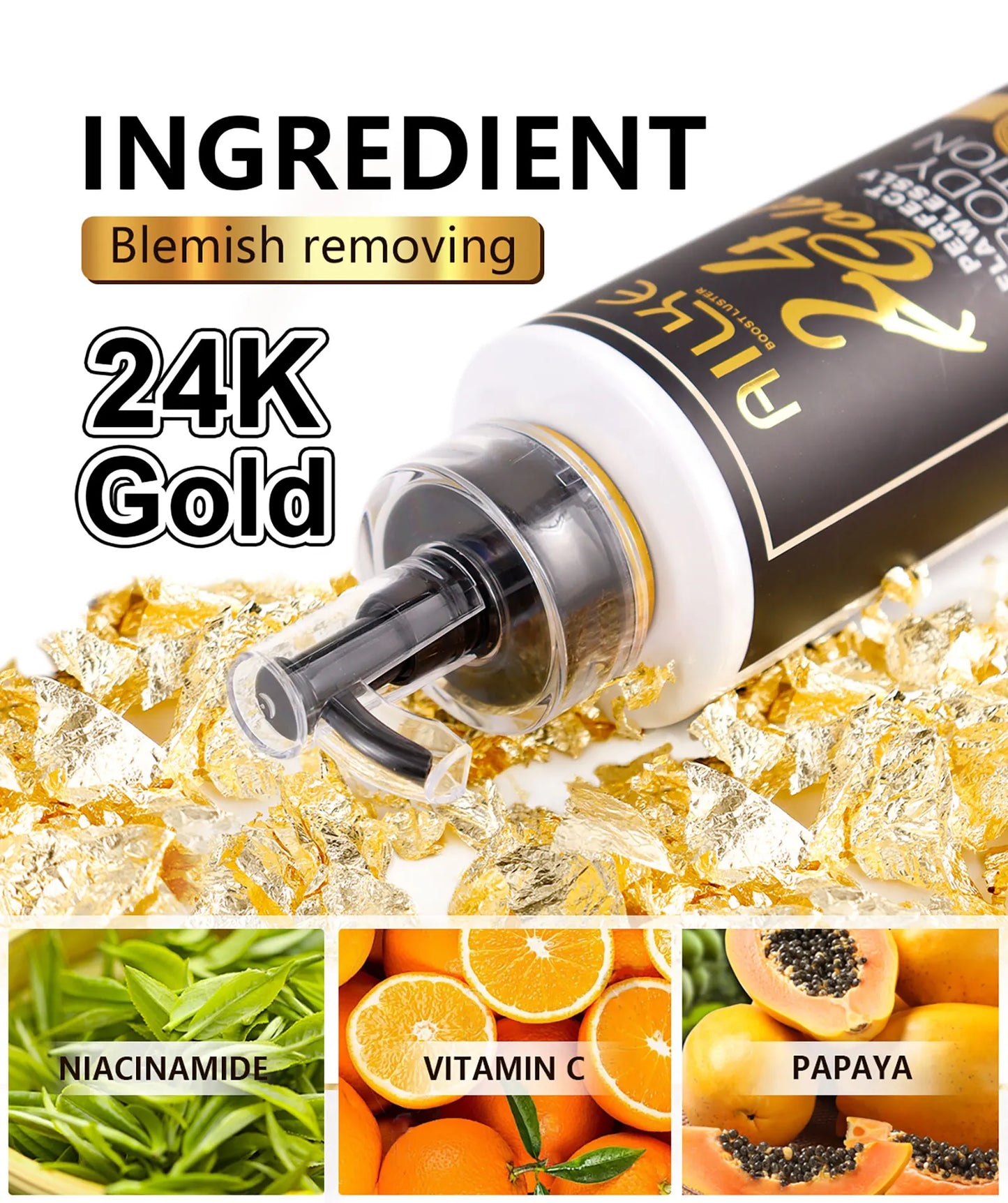 24K Gold Brightening Body Lotion