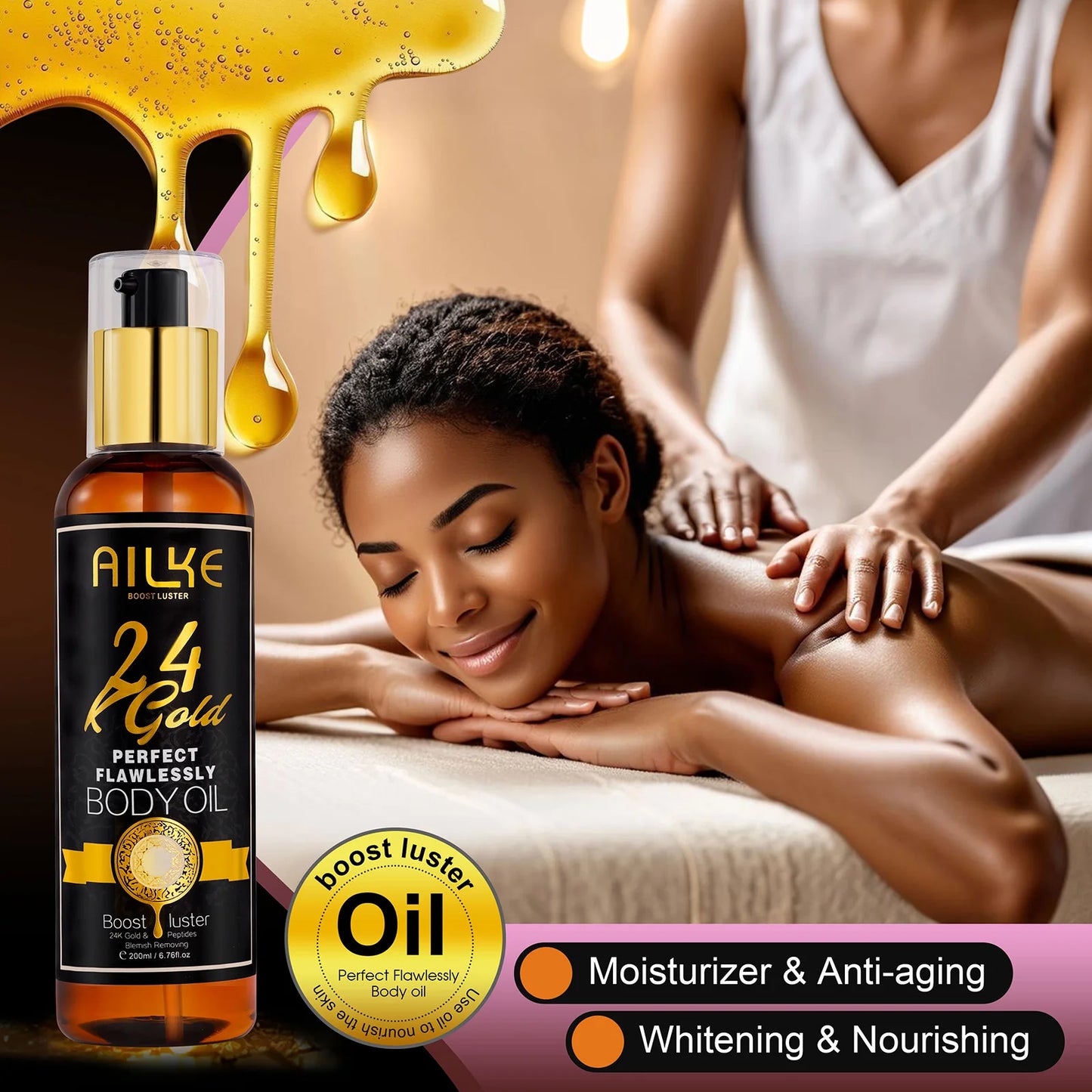 24K Gold Brightening Skin Care Set