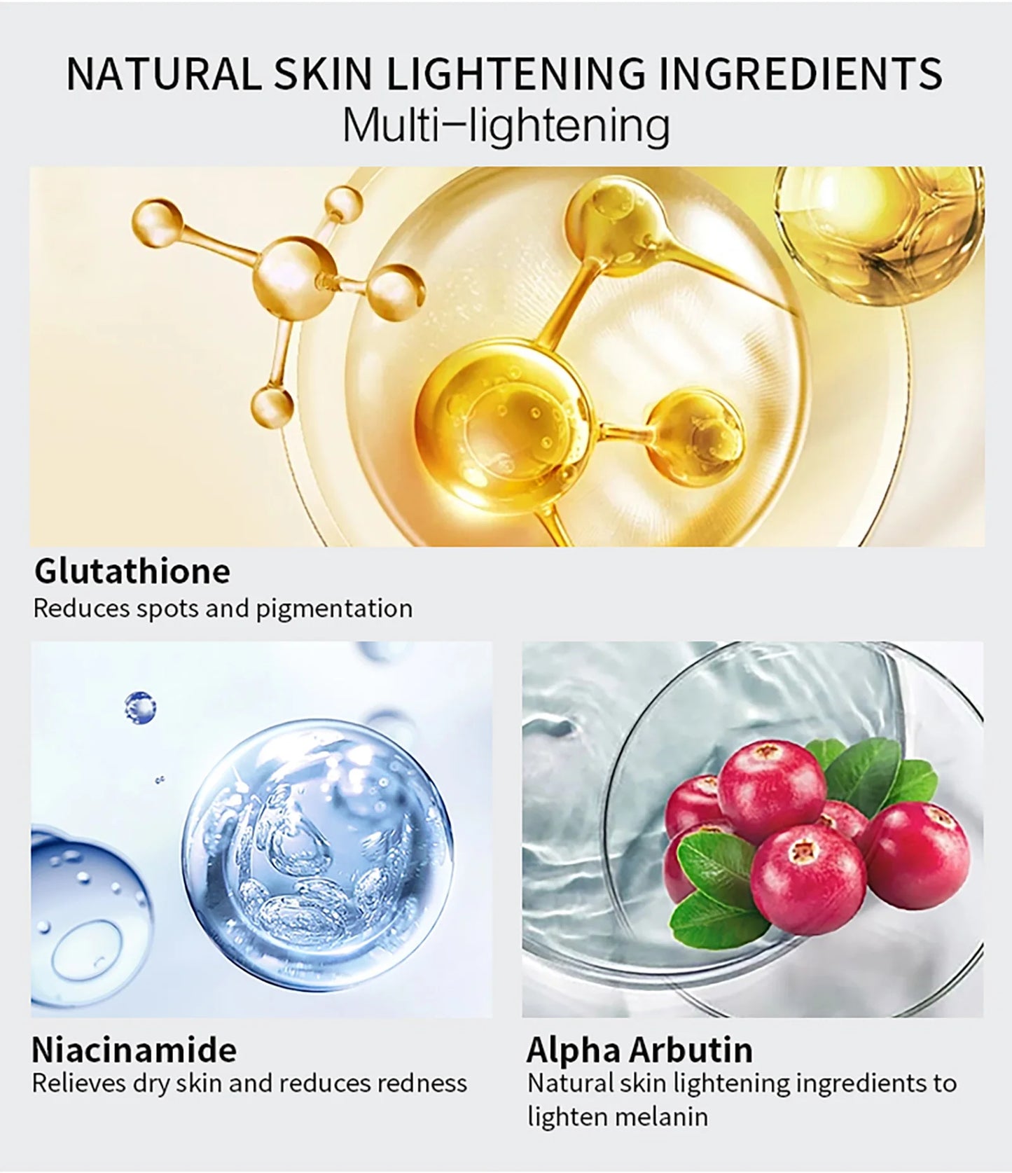 Whitening Moisturizing Skin Care Set