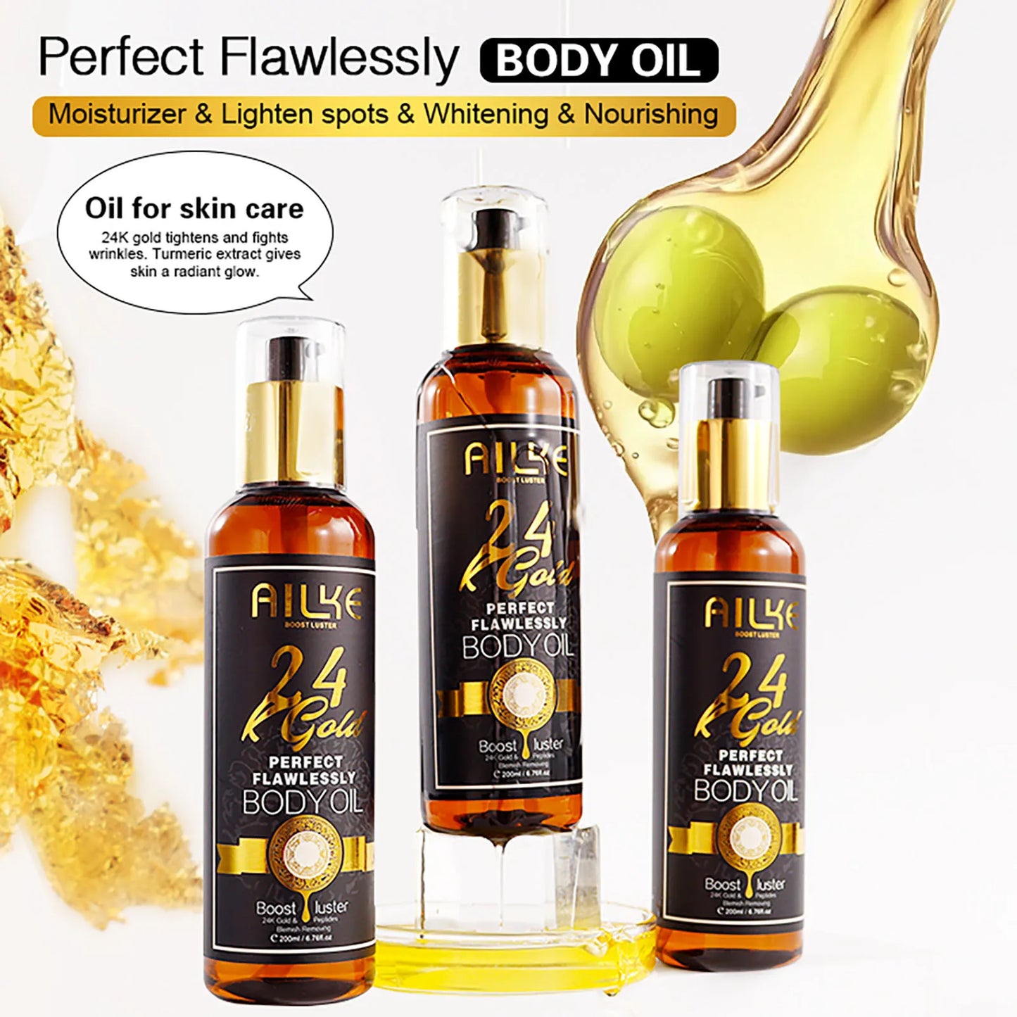 24K Gold Brightening Skin Care Set