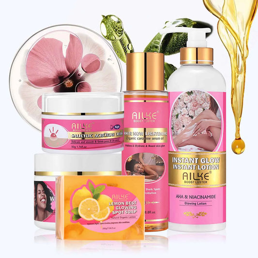 Organic Brightening Skin Care Set
