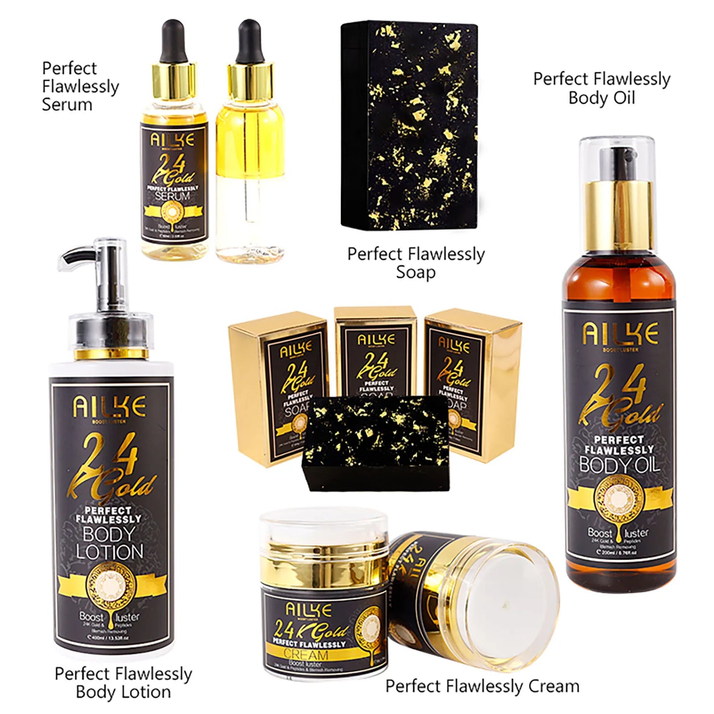 24K Gold Brightening Skin Care Set