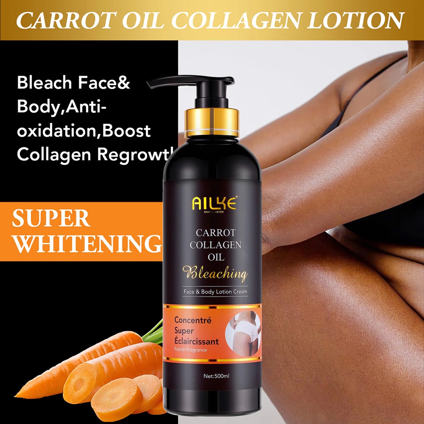 Collagen Carrot Brightening Body Lotion