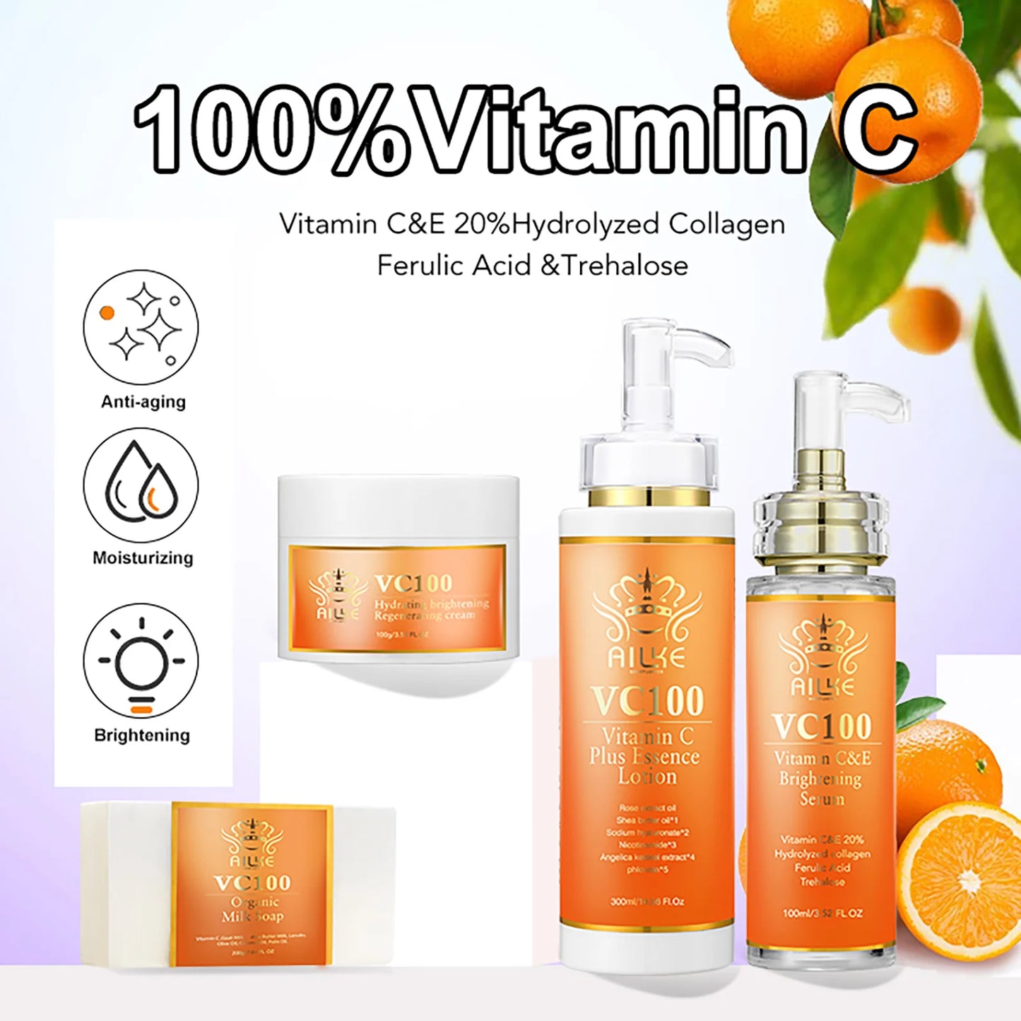 Vitamin C Collagen Whitening Set