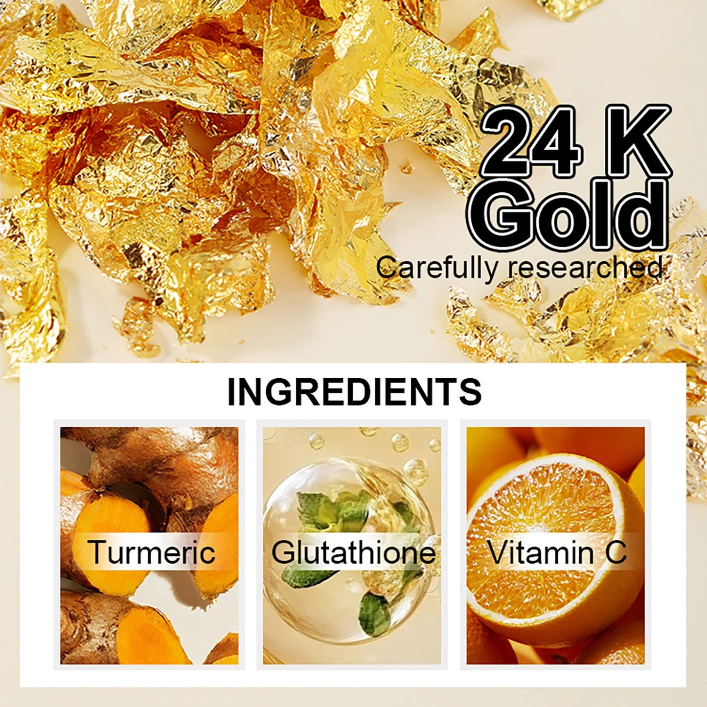 24K Gold Brightening Skin Care Set