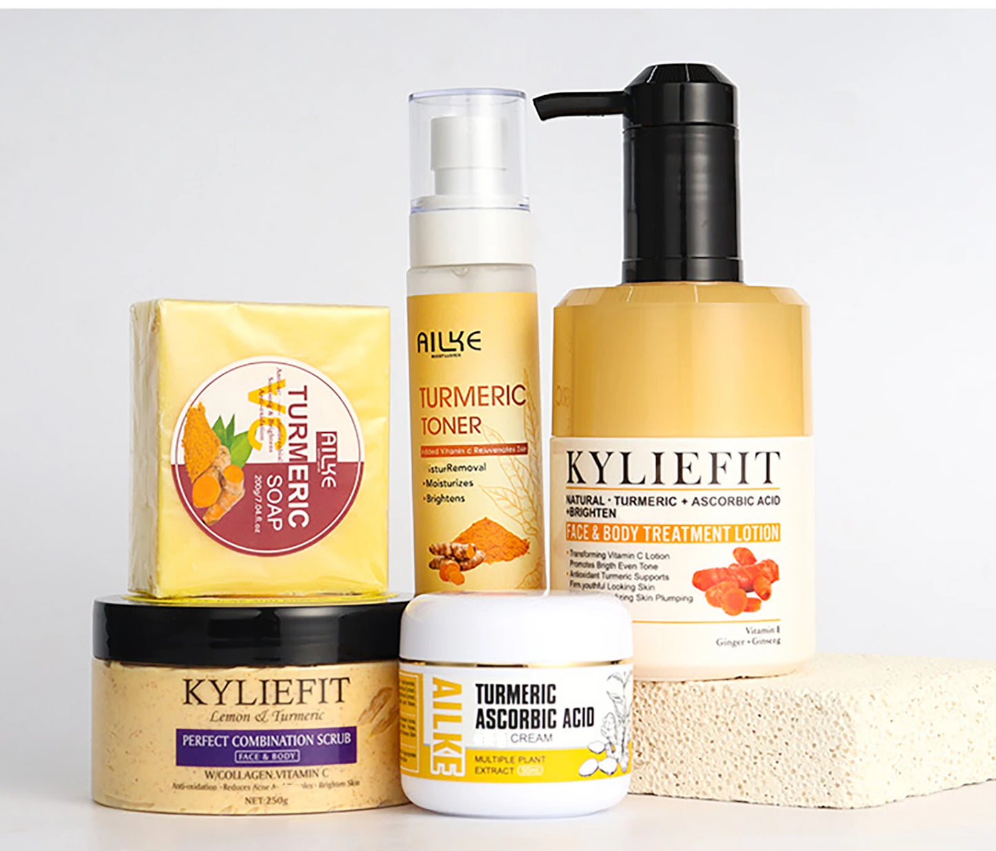 Turmeric Brightening Skin Care Set